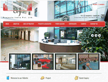 Tablet Screenshot of ajinfra.com